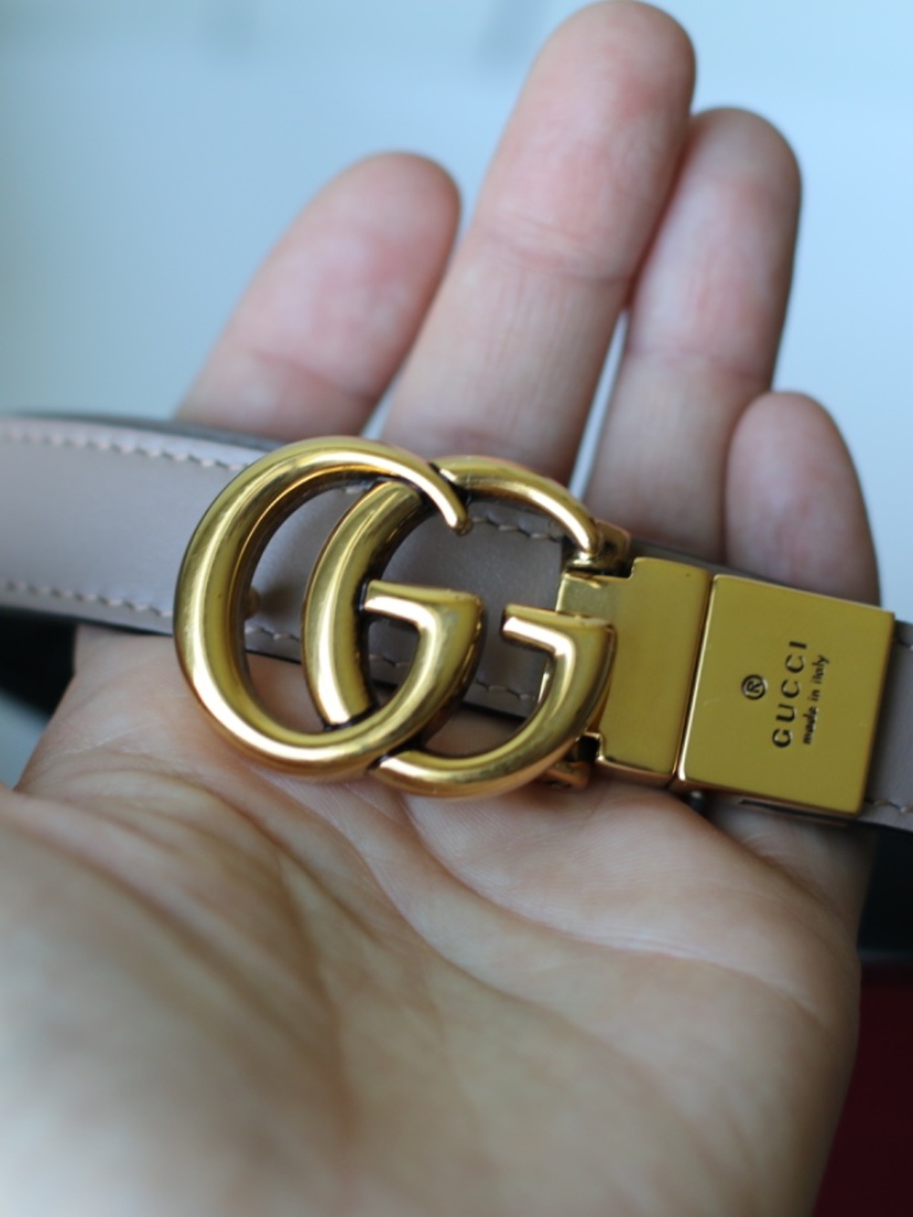 GG MARMONT REVERSIBLE THIN BELT - Picture 8 of 9